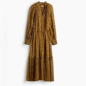 H&M Brown Polka Dot Maxi Dress NWT